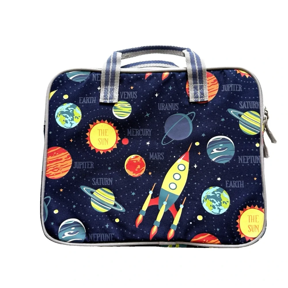 Pottery Barn Celestial Planet Glow in Dark School Tablet Carrying Case Mackenzie